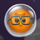 fruit monster christmas orange symbol icon