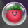 fruit monster christmas strawberry symbol icon