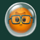 fruit monster orange symbol icon