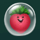 fruit monster strawberry symbol icon