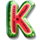 fruit savers k symbol icon