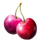 fruit splash cherries symbol icon