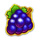 fruit story hold the spin grapes symbol icon
