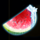 fruits craze on ice frozen watermelon symbol icon