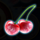 fruits craze on ice star frozen cherry symbol icon