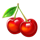 fruits n fire cherry symbol icon