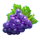 fruits n fire grape symbol icon