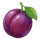 fruits treasure party plum symbol icon