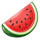 fruits treasure party watermeloon symbol icon