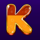 fruity book k symbol icon
