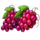 fruity diamonds 2 grapes symbol icon