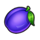 fruity hold and blitz plum symbol icon
