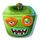 fruity mayan green apple symbol icon