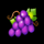 fruity sevens grapes symbol icon