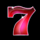 fruity sevens red seven symbol icon