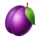 fruity spins plum symbol icon