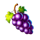 fruity x125 grapes symbol icon
