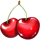 fruityliner joker cherry symbol icon