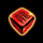 fruletta dice red and black symbol icon