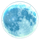 full moon frenzy blue moon symbol icon