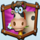 fun farm cow symbol icon