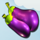 fun farm eggplant symbol icon