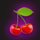 fun fruit cherris symbol icon