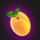 fun fruit mango symbol icon