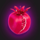 fun fruit pomegrantae symbol icon