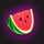 fun fruit watermelon symbol icon