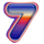funky disco 7 symbol icon