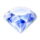 funky disco diamond symbol icon
