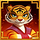 fury and fortune tiger symbol icon