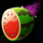 galactic win watermelon symbol icon