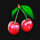 gameart flaming fruits cherry symbol icon