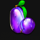 gameart flaming fruits prune symbol icon