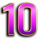 gameshow party jackpot play 10 symbol icon