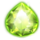 gem fall green symbol icon