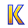 gem fall k symbol icon