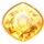 gem fall yellow symbol icon