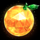 gem fruits orange symbol icon