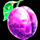 gem fruits plum symbol icon