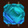 gem machine blue gem symbol icon