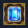 gem miner blue gem symbol icon