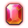 gem strike red symbol icon