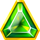 gems and cash hold and win green symbol icon
