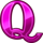 gems and cash hold and win q symbol icon