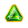 gems of love hold and win green gem symbol icon