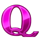 gems of love hold and win pink q symbol icon
