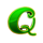 genie jackpots q symbol icon